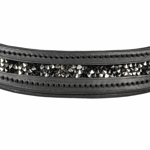 Antarès precision crystal pannband svart glitter svart detalj